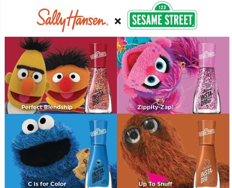 Sally Hansen představuje novou limitovanou edici Insta-Dri® Sesame Street®