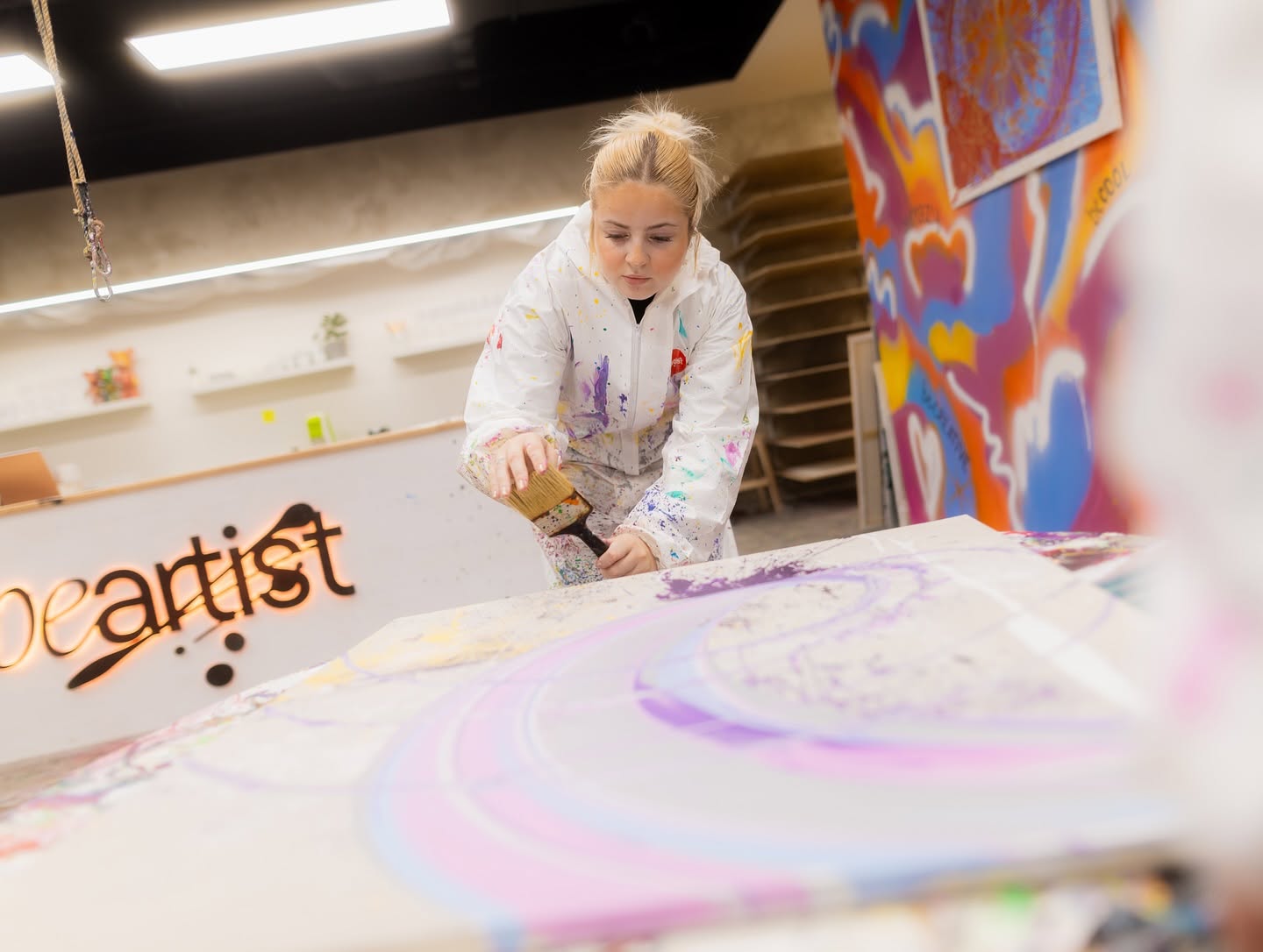 BeArtist – fotografie ze zážitkového art studia v centru Prahy