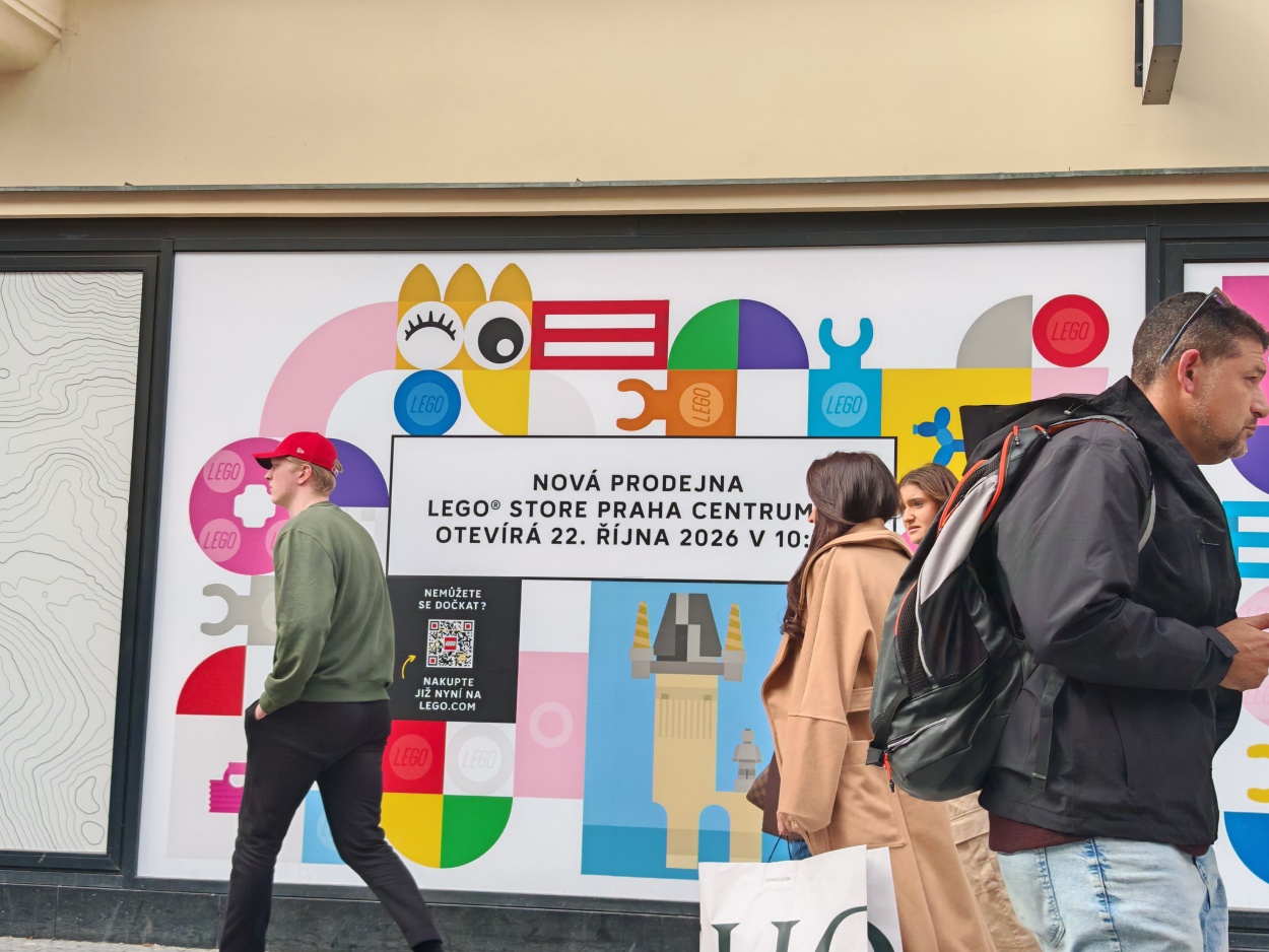 LEGO Store Praha Centrum na Příkopech – fotografie HMG