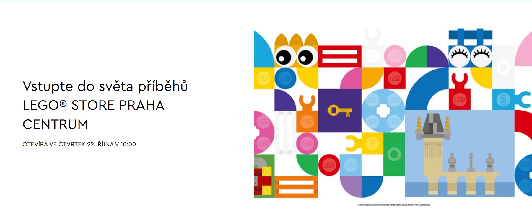 Pozvánka k otevření LEGO Store Praha Centrum na Příkopech