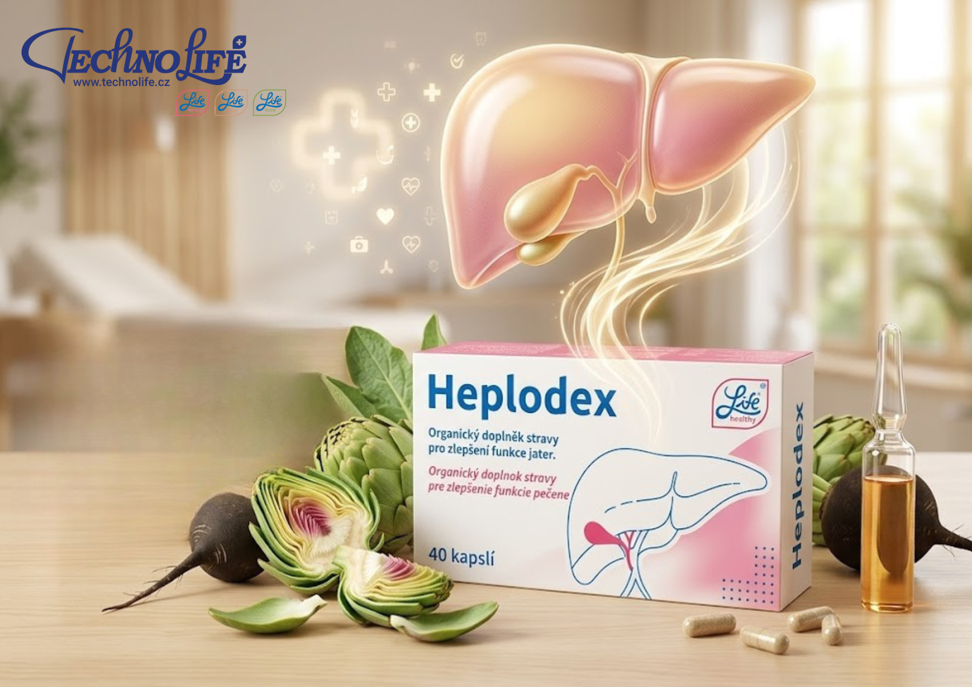 Heplodex: Rostlinné extrakty, cholin a jasná receptura